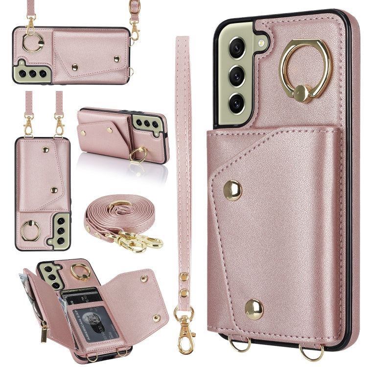 Custodia portafoglio con cerniera per Samsung Galaxy S22 Ultra