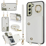 Custodia portafoglio con cerniera per Samsung Galaxy S22 Ultra