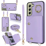 Custodia portafoglio con cerniera per Samsung Galaxy S22 Ultra