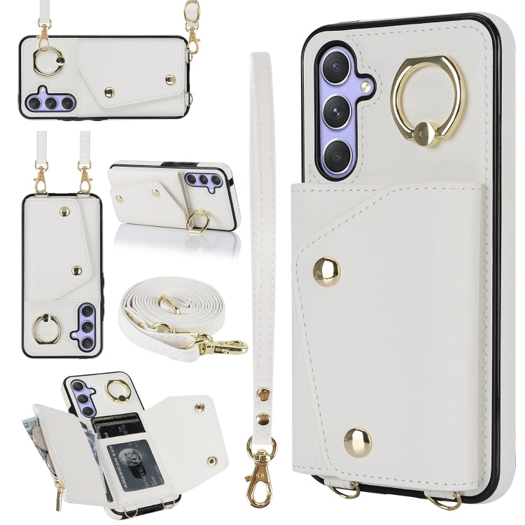 Custodia portafoglio con cerniera per smartphone Samsung Galaxy