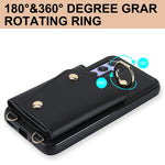 Custodia portafoglio con cerniera per smartphone Samsung Galaxy