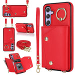 Custodia portafoglio con cerniera per smartphone Samsung Galaxy