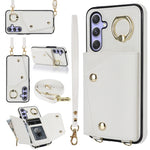 Custodia portafoglio con cerniera per smartphone Samsung Galaxy