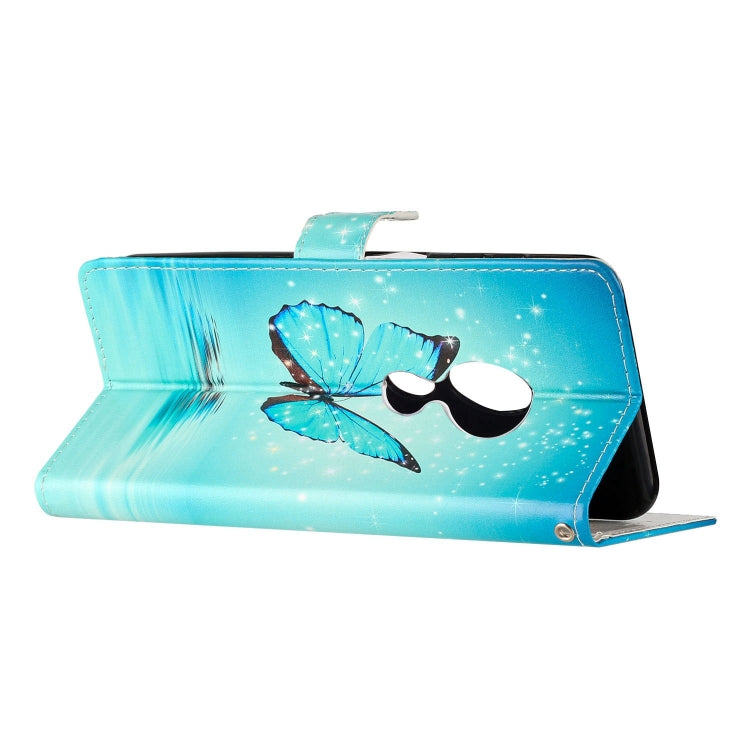 Custodia per telefono in pelle con disegno colorato, For Motorola Moto G7 Power