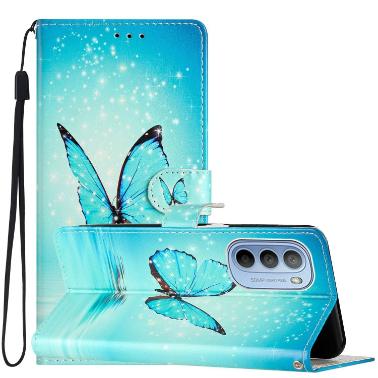 Custodia per telefono in pelle con disegno colorato, For Motorola Moto G52, For Motorola Moto G22