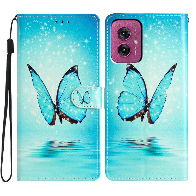 Custodia per telefono in pelle con disegno colorato, For Motorola Moto G55, For Motorola Moto G84 5G