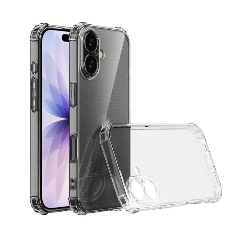 Custodia TPU trasparente per iPhone 15 e 16