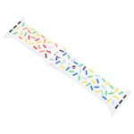 Cinturino in silicone con gocce di pioggia arcobaleno, For Apple Watch Ultra 49mm, For Apple Watch SE 2023 44mm