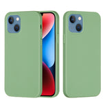 Custodia per telefono in silicone tinta unita, For iPhone 15