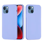 Custodia per telefono in silicone tinta unita, For iPhone 15