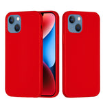 Custodia per telefono in silicone tinta unita, For iPhone 15