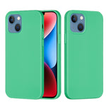 Custodia per telefono in silicone tinta unita, For iPhone 15
