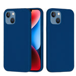 Custodia per telefono in silicone tinta unita, For iPhone 15 Pro, For iPhone 15 Plus