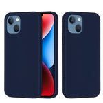 Custodia per telefono in silicone tinta unita, For iPhone 15 Pro, For iPhone 15 Plus