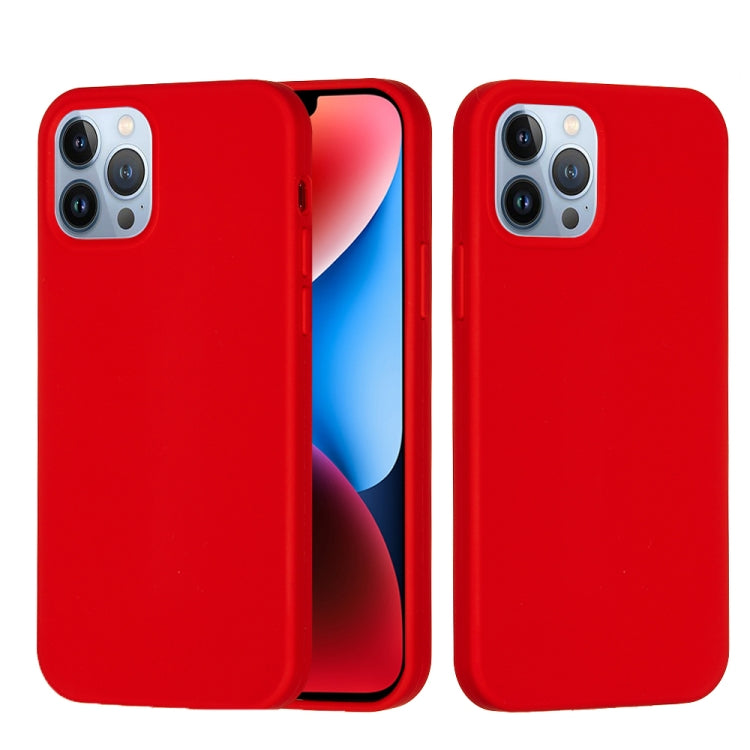 Custodia per telefono in silicone tinta unita, For iPhone 15 Pro, For iPhone 15 Plus