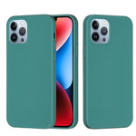 Custodia per telefono in silicone tinta unita, For iPhone 15 Pro, For iPhone 15 Plus
