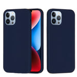 Custodia per telefono in silicone tinta unita, For iPhone 15 Pro, For iPhone 15 Plus