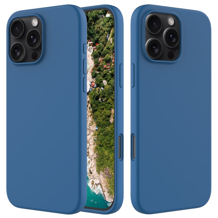 Custodia per telefono in silicone tinta unita, For iPhone Air, For iPhone 16 Pro Max