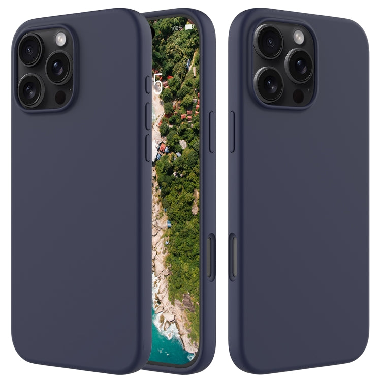 Custodia per telefono in silicone tinta unita, For iPhone Air, For iPhone 16 Pro Max