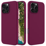 Custodia per telefono in silicone tinta unita, For iPhone Air, For iPhone 16 Pro Max