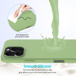 Custodia per telefono in silicone tinta unita, For iPhone 16 Pro, For iPhone 16 Plus