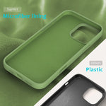 Custodia per telefono in silicone tinta unita, For iPhone 16 Pro, For iPhone 16 Plus