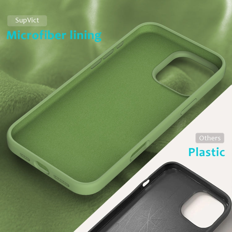Custodia per telefono in silicone tinta unita, For iPhone 16 Pro, For iPhone 16 Plus