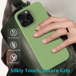 Custodia per telefono in silicone tinta unita, For iPhone 16 Pro, For iPhone 16 Plus