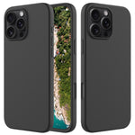 Custodia per telefono in silicone tinta unita, For iPhone 16 Pro, For iPhone 16 Plus
