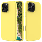 Custodia per telefono in silicone tinta unita, For iPhone 16 Pro, For iPhone 16 Plus