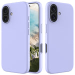 Custodia per telefono in silicone tinta unita, For iPhone 16 Pro, For iPhone 16 Plus