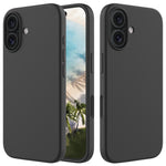 Custodia per telefono in silicone tinta unita, For iPhone 16 Pro, For iPhone 16 Plus