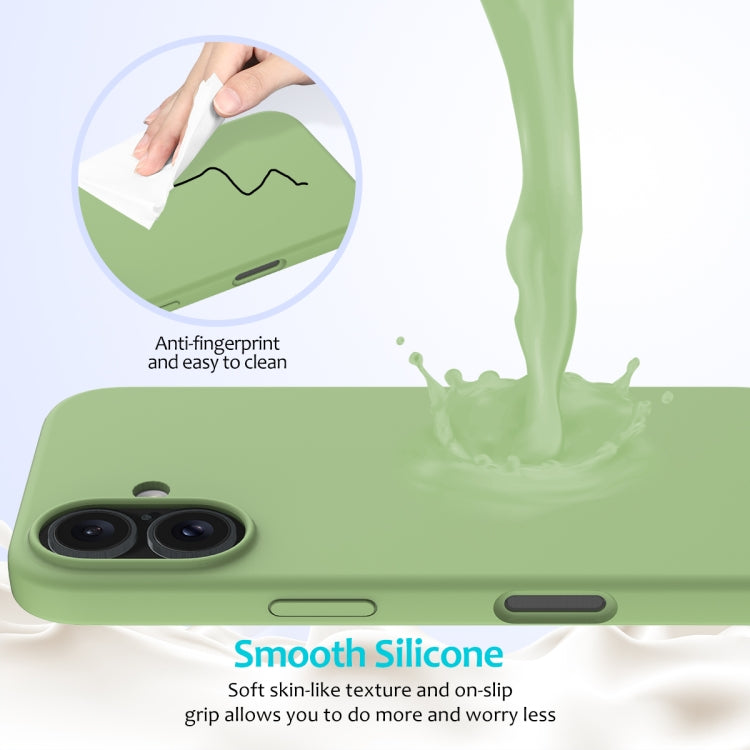 Custodia per telefono in silicone tinta unita, For iPhone 16, For iPhone 15 Pro Max