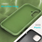 Custodia per telefono in silicone tinta unita, For iPhone 16, For iPhone 15 Pro Max