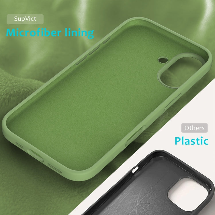 Custodia per telefono in silicone tinta unita, For iPhone 16, For iPhone 15 Pro Max