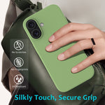 Custodia per telefono in silicone tinta unita, For iPhone 16, For iPhone 15 Pro Max