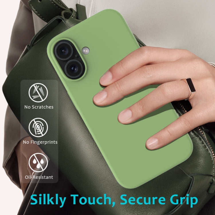 Custodia per telefono in silicone tinta unita, For iPhone 16, For iPhone 15 Pro Max