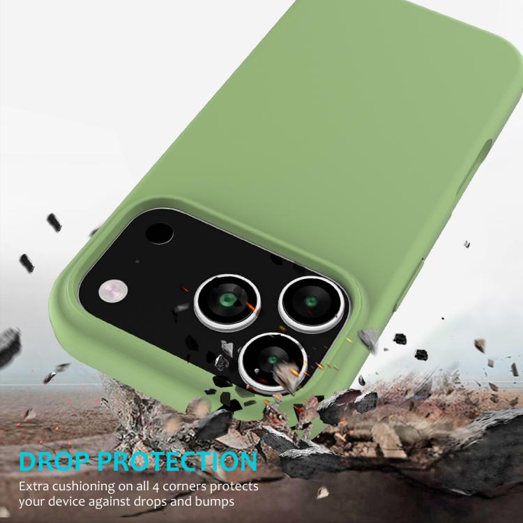 Custodia per telefono in silicone tinta unita, For iPhone 16 Pro, For iPhone 16 Plus