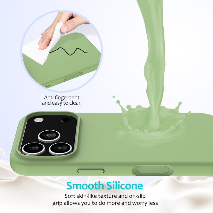Custodia in silicone per iPhone 16 Pro e 16 Plus