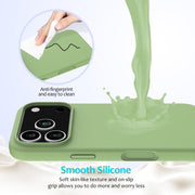 Custodia in silicone per iPhone 16 Pro e Plus
