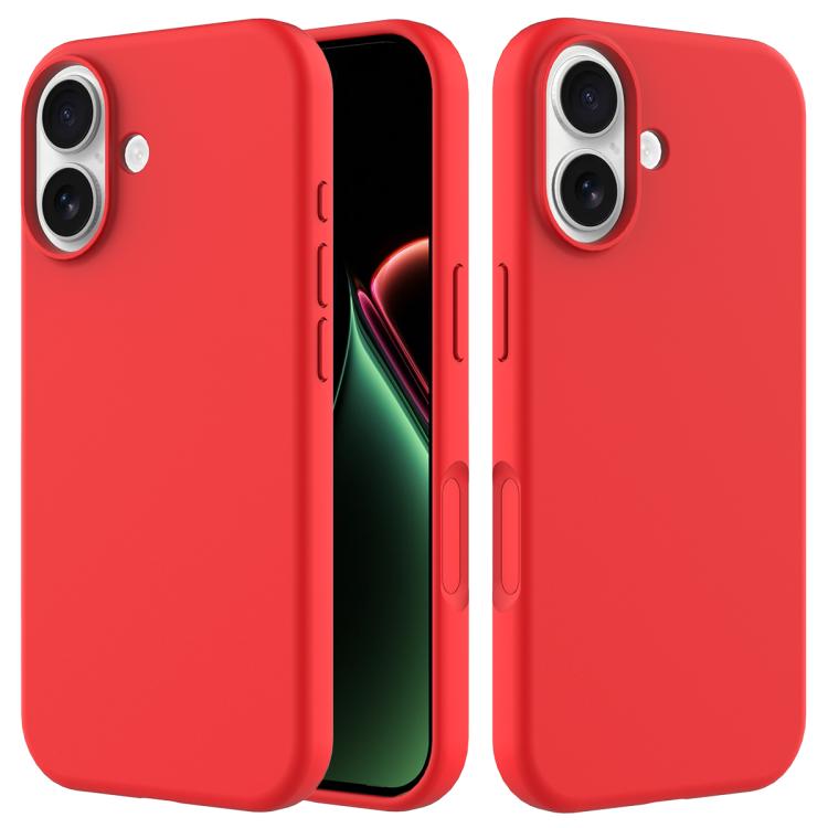 Custodia in silicone per iPhone 16 Pro e 16 Plus