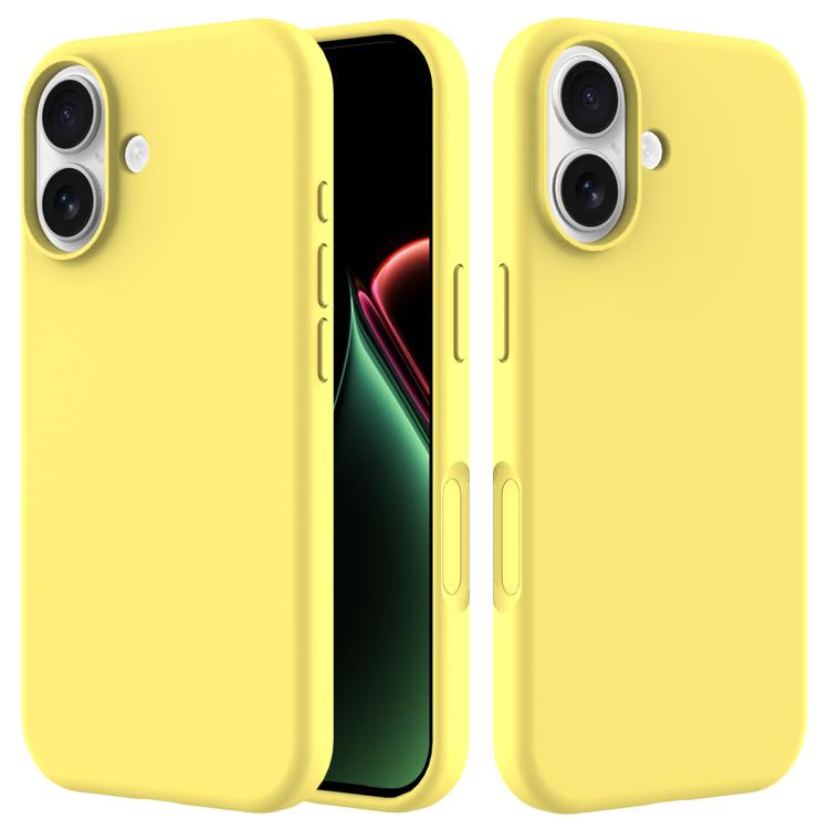 Custodia in silicone per iPhone 16 Pro e 16 Plus