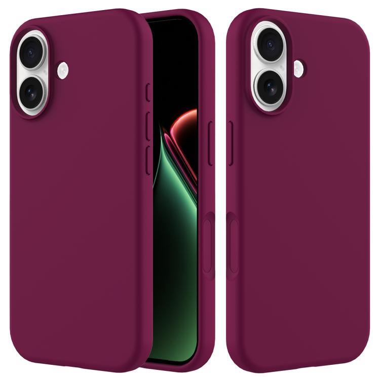 Custodia in silicone per iPhone 16 Pro e 16 Plus