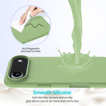 Custodia per telefono in silicone tinta unita, For iPhone Air, For iPhone 16 Pro Max