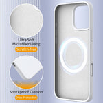 Custodia in silicone antiurto per iPhone 16 Pro
