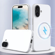 Custodia per telefono Magsafe in silicone antiurto, For iPhone 16, For iPhone 15 Pro Max