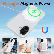 Custodia per telefono Magsafe in silicone antiurto, For iPhone 16, For iPhone 15 Pro Max