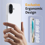 Custodia in silicone antiurto per iPhone 16