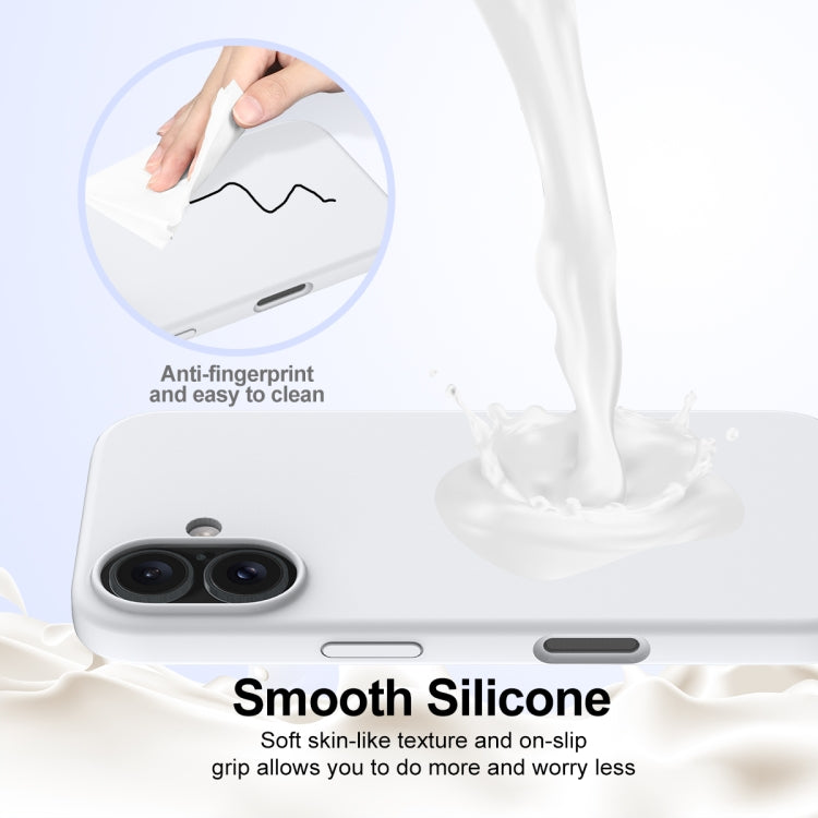 Custodia in silicone antiurto per iPhone 16