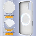Custodia in silicone antiurto per iPhone 16